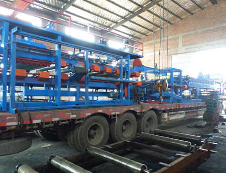 复合板机生产线